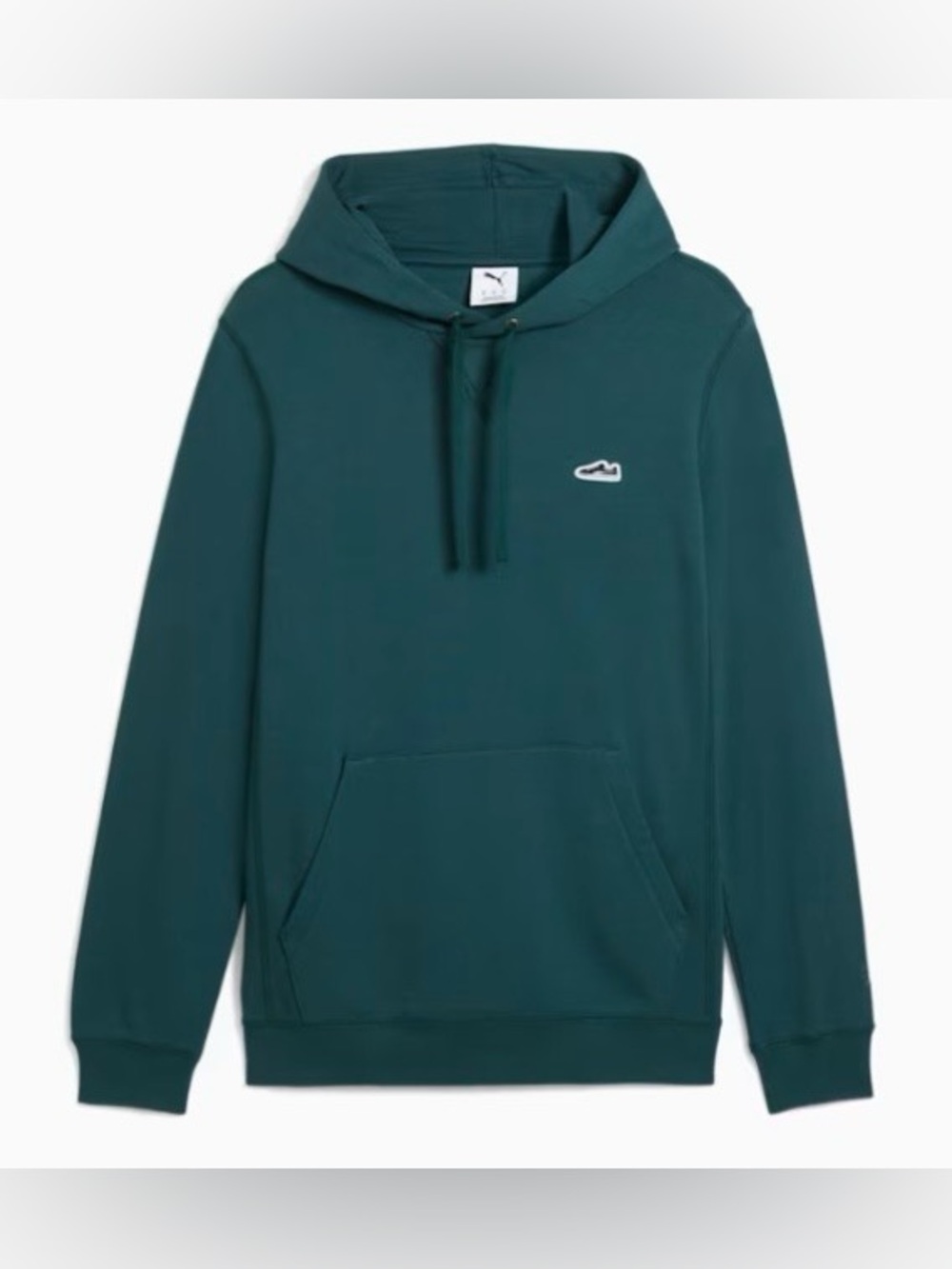 Puma Men's Teal Green Pullover Hoodie